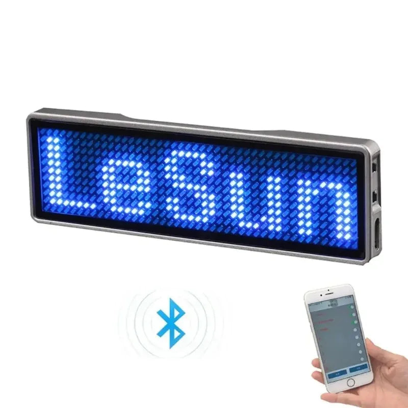 Bluetooth Digital LED Badge