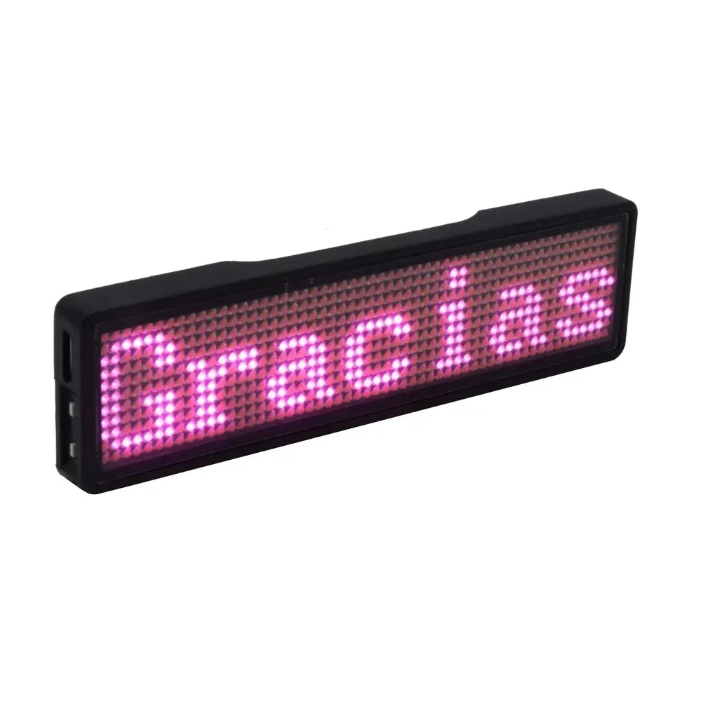 Bluetooth Digital LED Badge