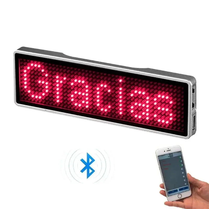 Bluetooth Digital LED Badge