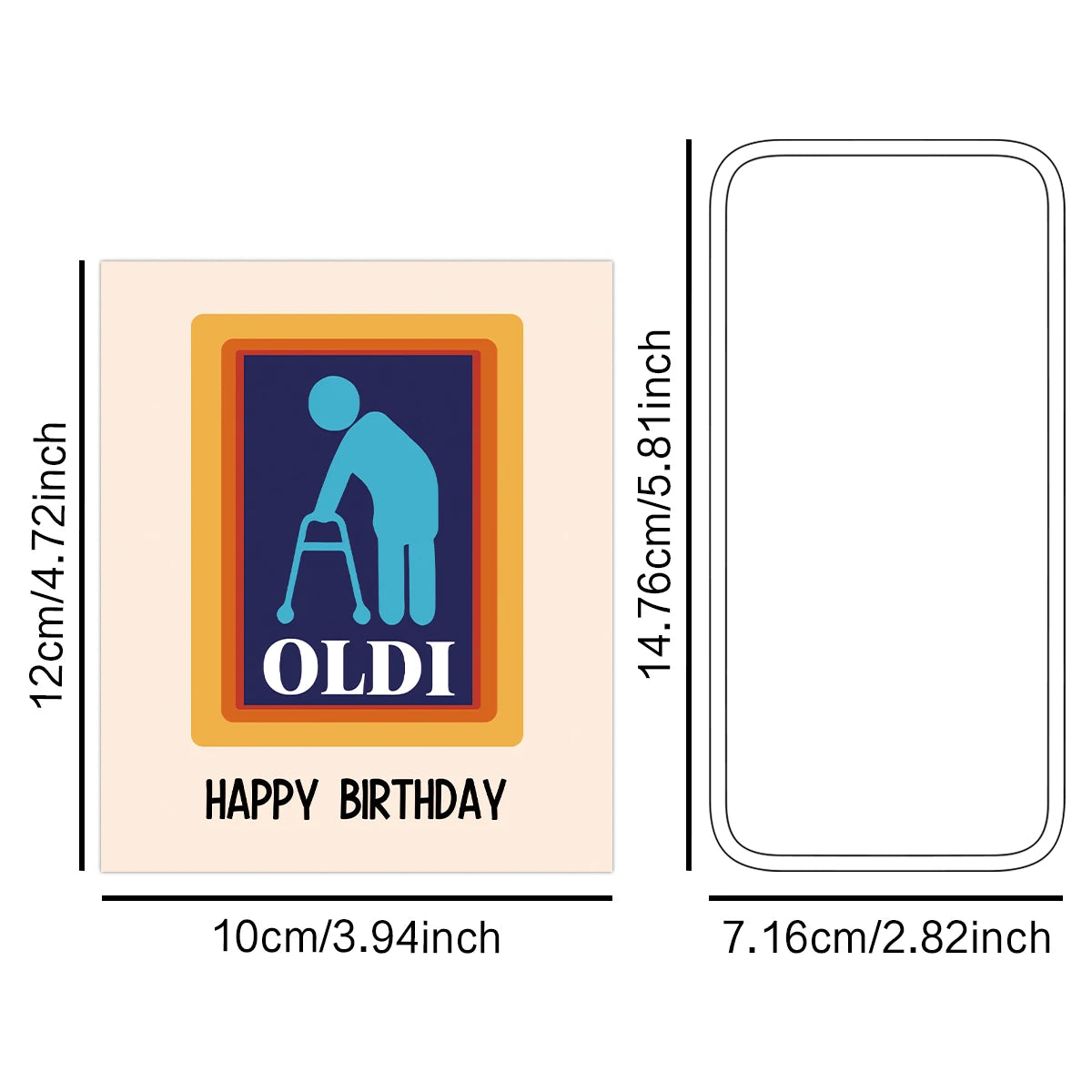 OLDI Happy Birthday Bottle Labels