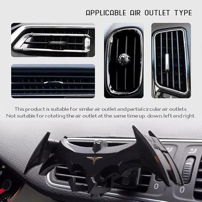 Bat Shaped Car Phone Holder