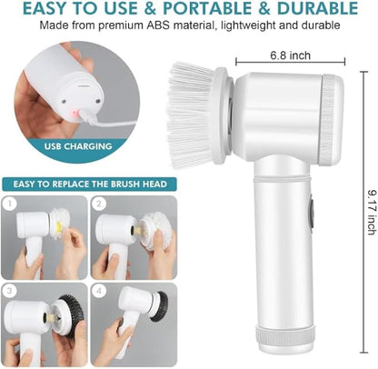 5 In 1 Multifunctional Electric Cleaning Brush