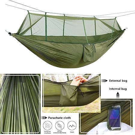 Outdoor Camping Hammock With Mosquito Net